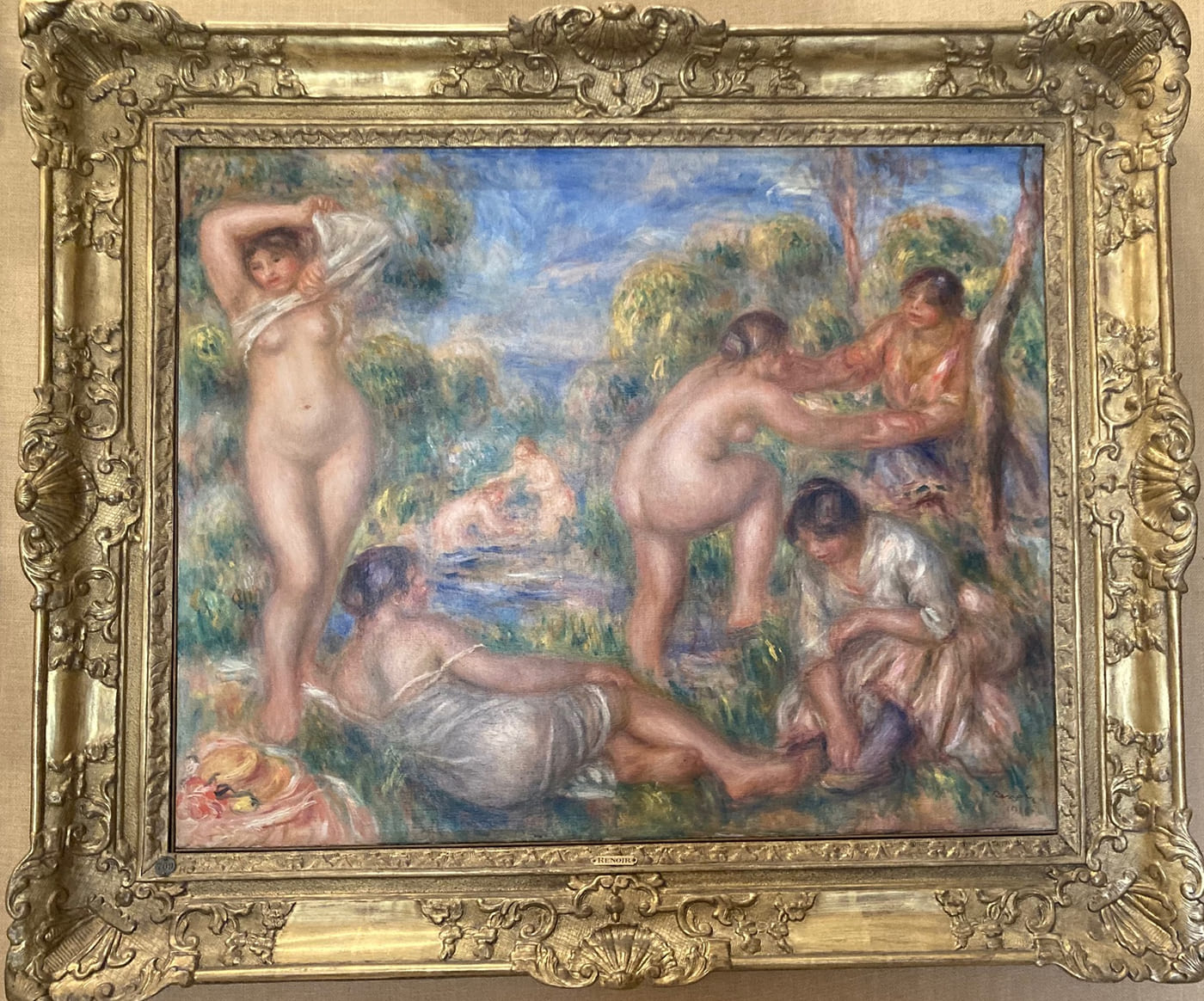 Final Renoir painting